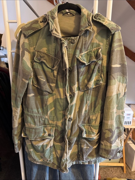 Free People Jackets & Blazers - Free Prople Not Your Boyfriend camo camouflage jacket size s Small